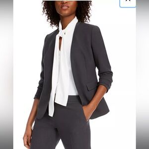Bar III Women's Collarless Open-Front Blazer (NWT)